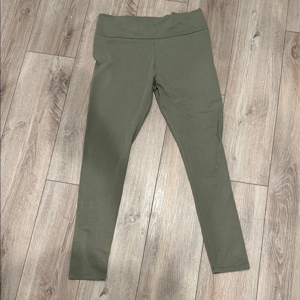 Ambiance Olive Green Leggings